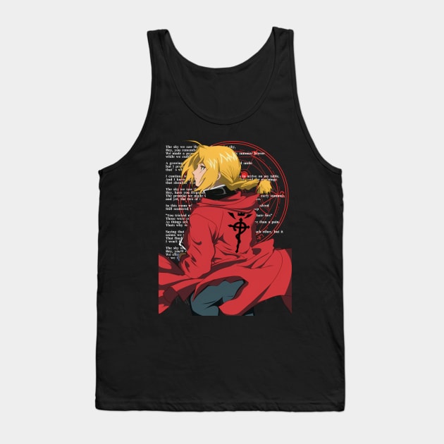 Edward Elric - Fullmetal Alchemist Tank Top by TheDressCodes